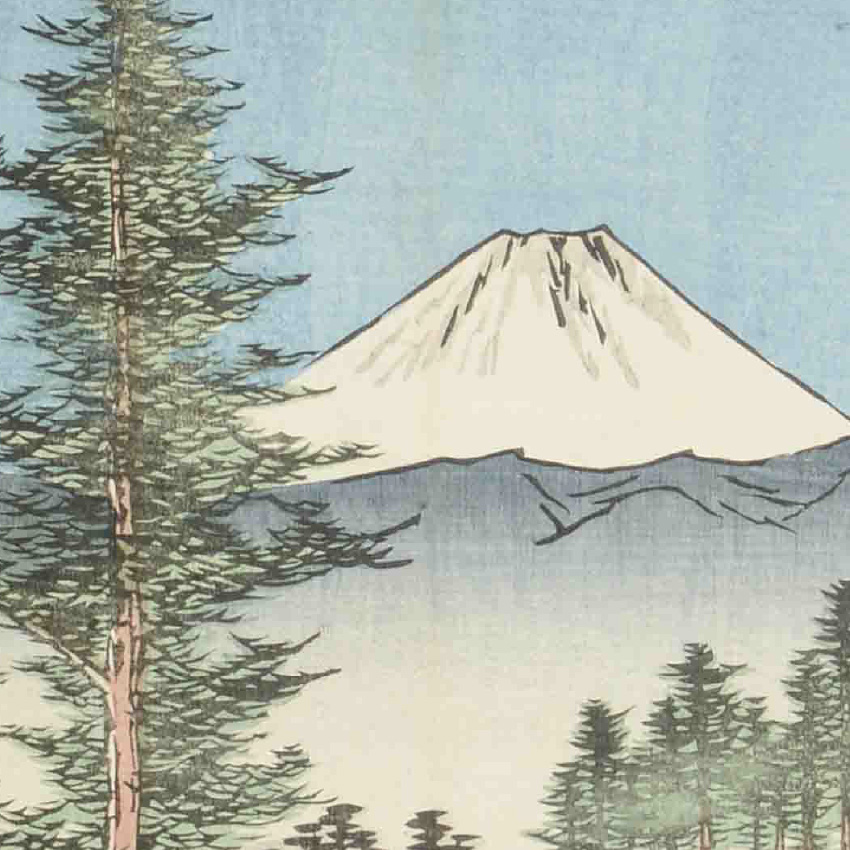 "中判不二三十六景東都青山"深掘ri点数