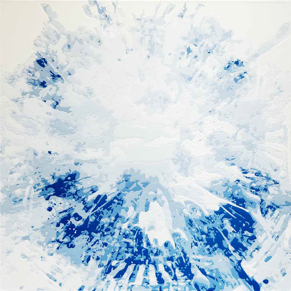 "Drip color Bleached Memories" – #5