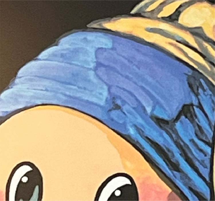 像珍珠的耳环的少女那样