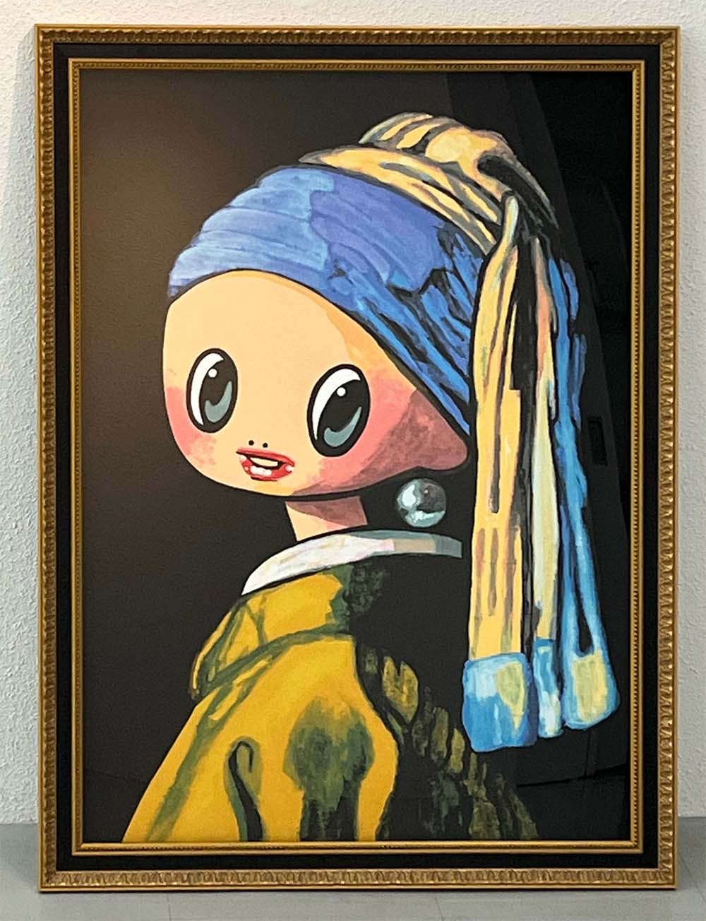 像珍珠的耳环的少女那样